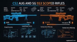 CS2 AUG and SG 553 Scoped Rifles