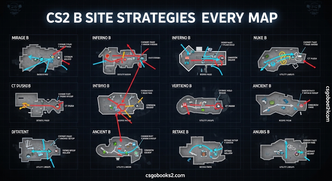 CS2 B Site Strategies Every Map