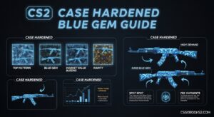 CS2 Case Hardened Blue Gem Guide