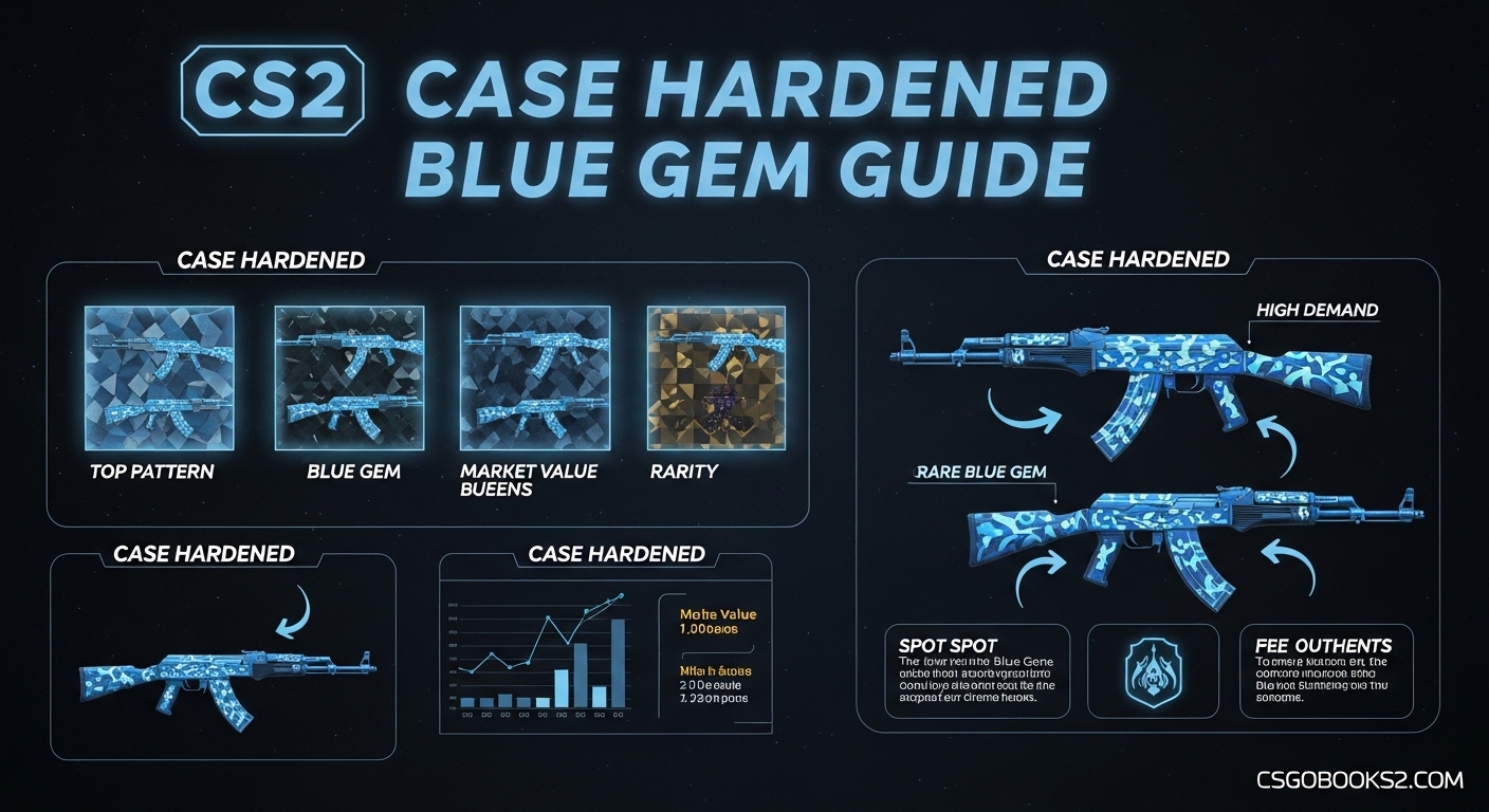 CS2 Case Hardened Blue Gem Guide
