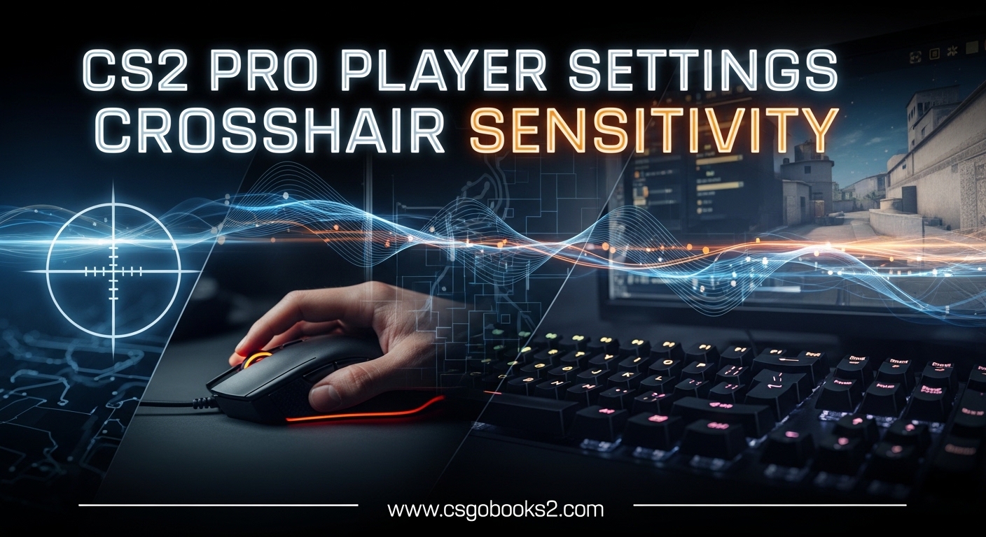 CS2 Pro Player Settings Crosshair Sensitivity