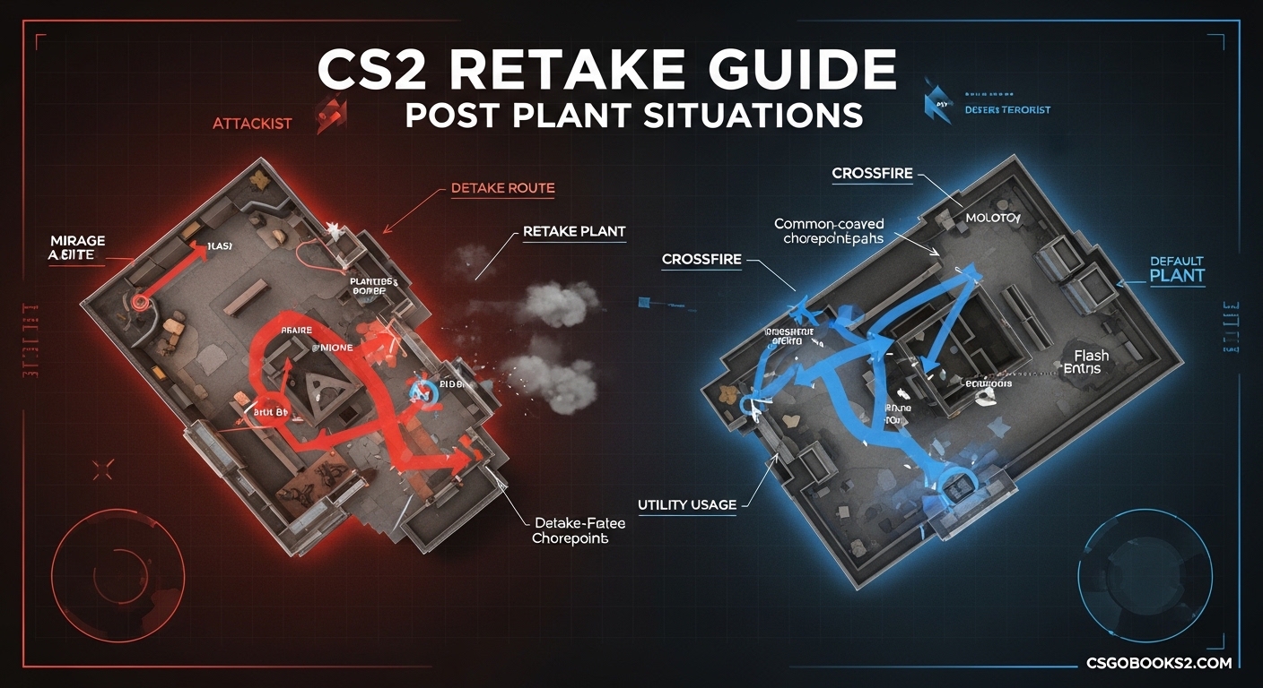 CS2 Retake Guide Post Plant Situations
