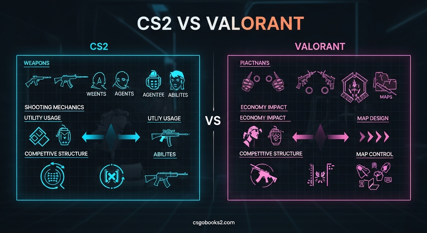 CS2 vs Valorant