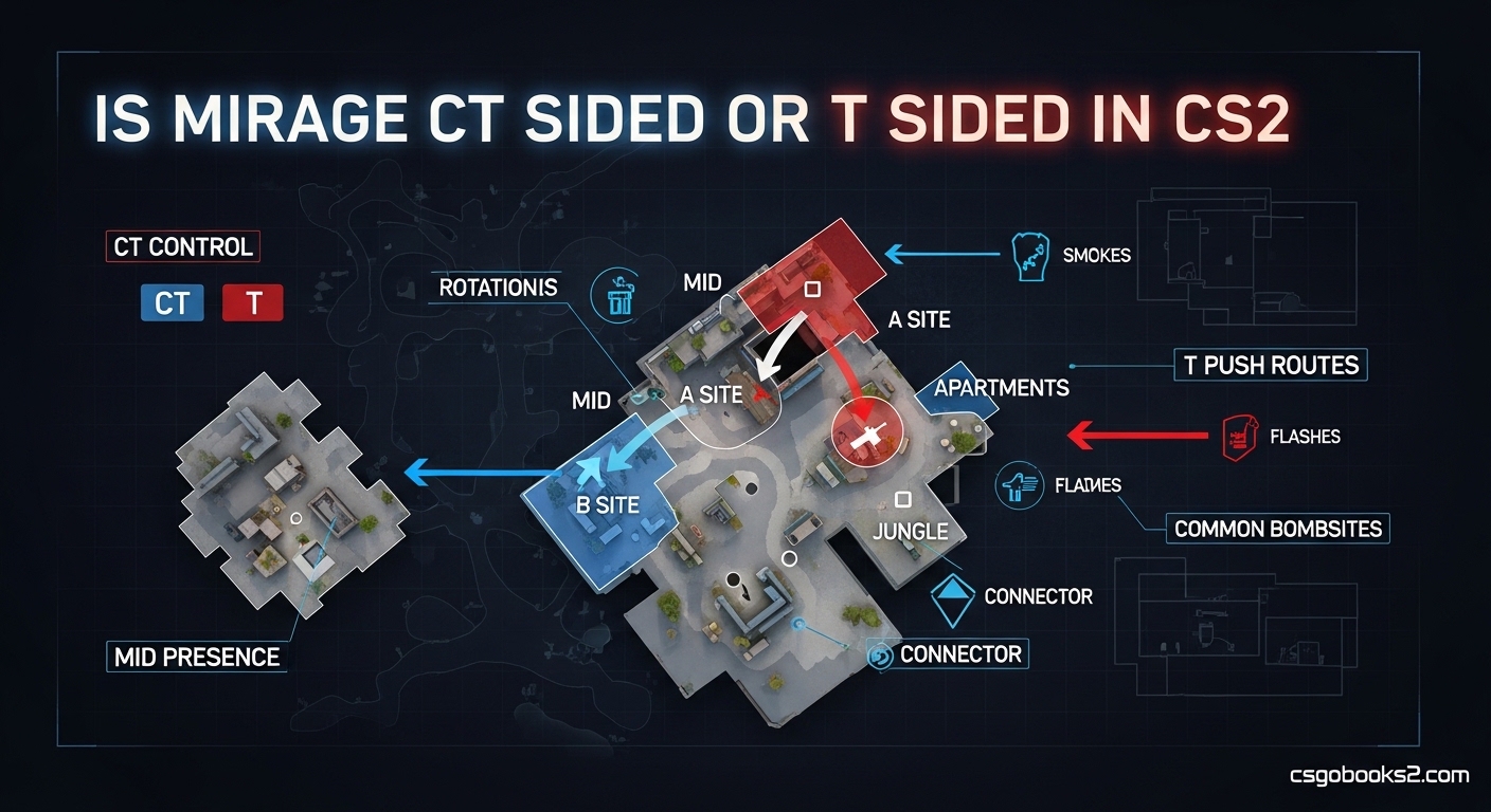 Is Mirage CT Sided or T Sided in CS2