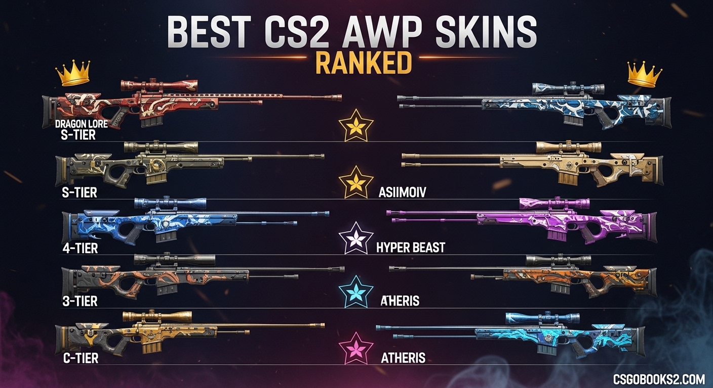 Best CS2 AWP Skins Ranked