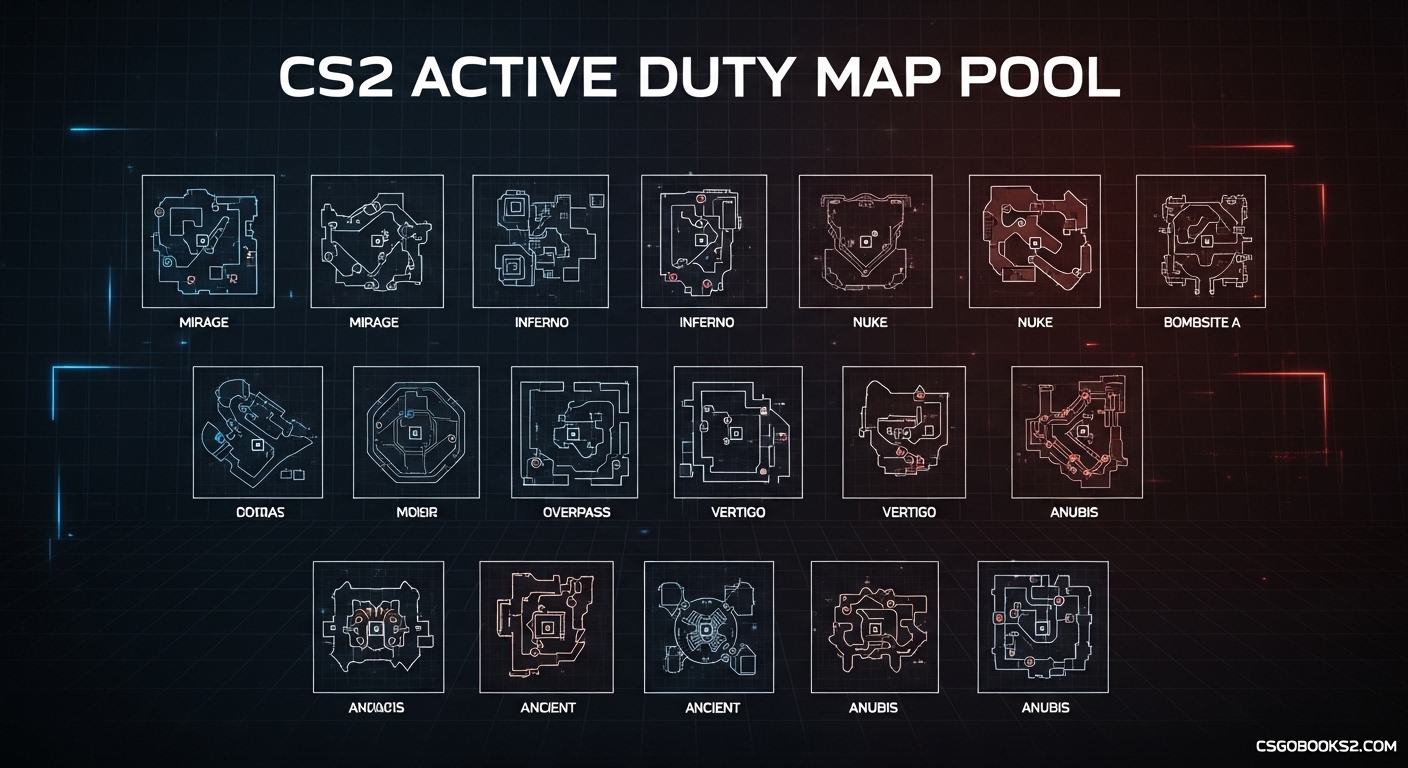 CS2 Active Duty Map Pool